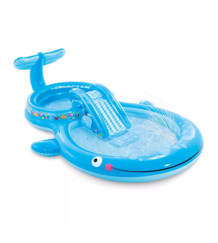 PLAYCENTER GONFIABILE INTEX "BALENA" IN VINILE 373X234X99 CM - COD. 57176NP