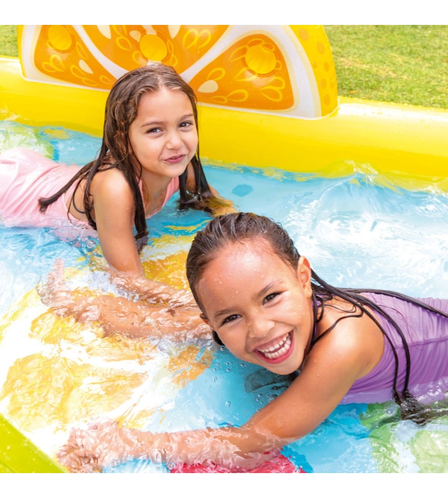 PLAYCENTER GONFIABILE INTEX "FRUTTA" IN VINILE 244X191X91 CM - COD. 57158NP