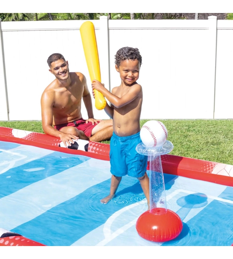 PLAYCENTER GONFIABILE INTEX "MULTI SPORT" IN VINILE 325X267X102 CM - COD. 57147NP