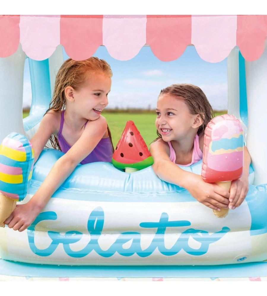 PISCINA GONFIABILE INTEX "PLAYHOUSE DOLCE GELATO" IN VINILE 127X102X99 CM - COD. 48672NP