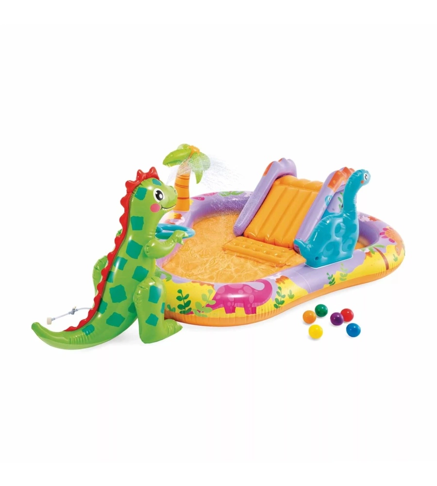 PLAYCENTER GONFIABILE INTEX "DINO PARK" IN VINILE 210X157X69 CM - COD. 56139NP