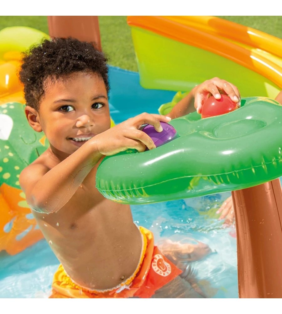 PLAYCENTER GONFIABILE INTEX "IGUANA ADVENTURE" IN VINILE 175X170X132 CM - COD. 56130NP