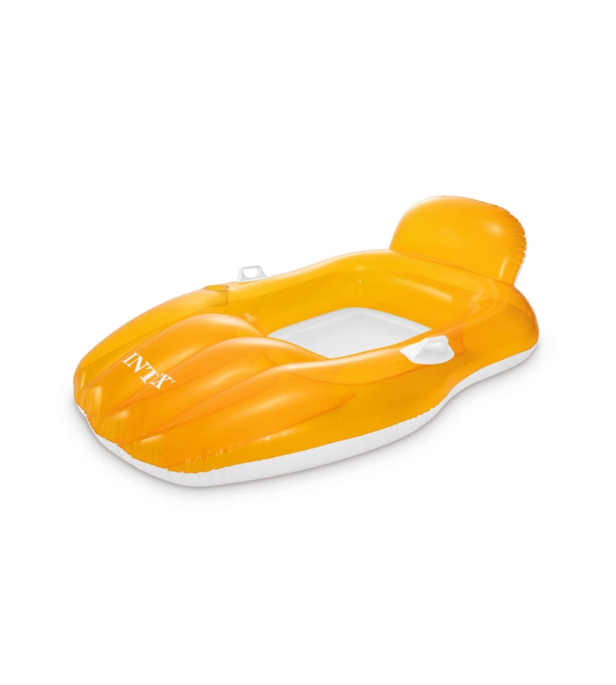 POLTRONA GONFIABILE CON SCHIENALE INTEX IN VINILE COLORI ASSORTITI 163X104 CM - COD. 56805EU