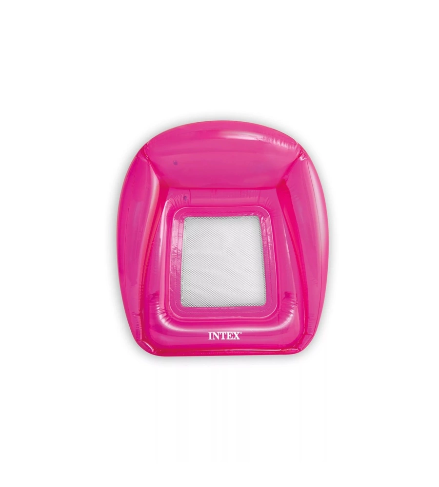 POLTRONA GONFIABILE CON RETE INTEX "MARE" IN VINILE COLORI ASSORTITI 104X102 CM - COD. 56802EU