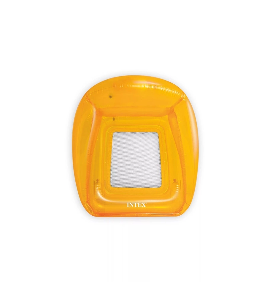 POLTRONA GONFIABILE CON RETE INTEX "MARE" IN VINILE COLORI ASSORTITI 104X102 CM - COD. 56802NP