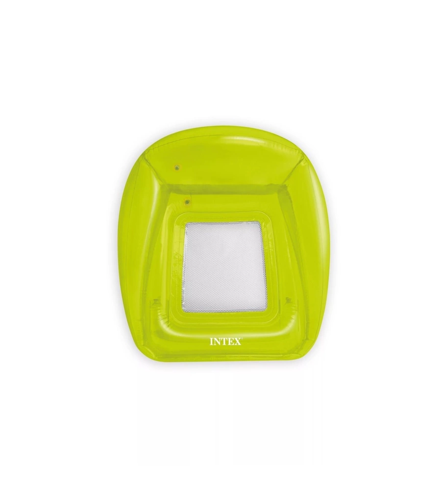 POLTRONA GONFIABILE CON RETE INTEX "MARE" IN VINILE COLORI ASSORTITI 104X102 CM - COD. 56802NP