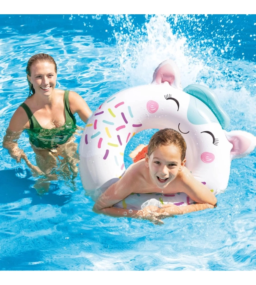 SALVAGENTE GONFIABILE PER BAMBINI INTEX "ANIMALETTI CARINI" IN VINILE ASSORTITI - COD. 59266NP