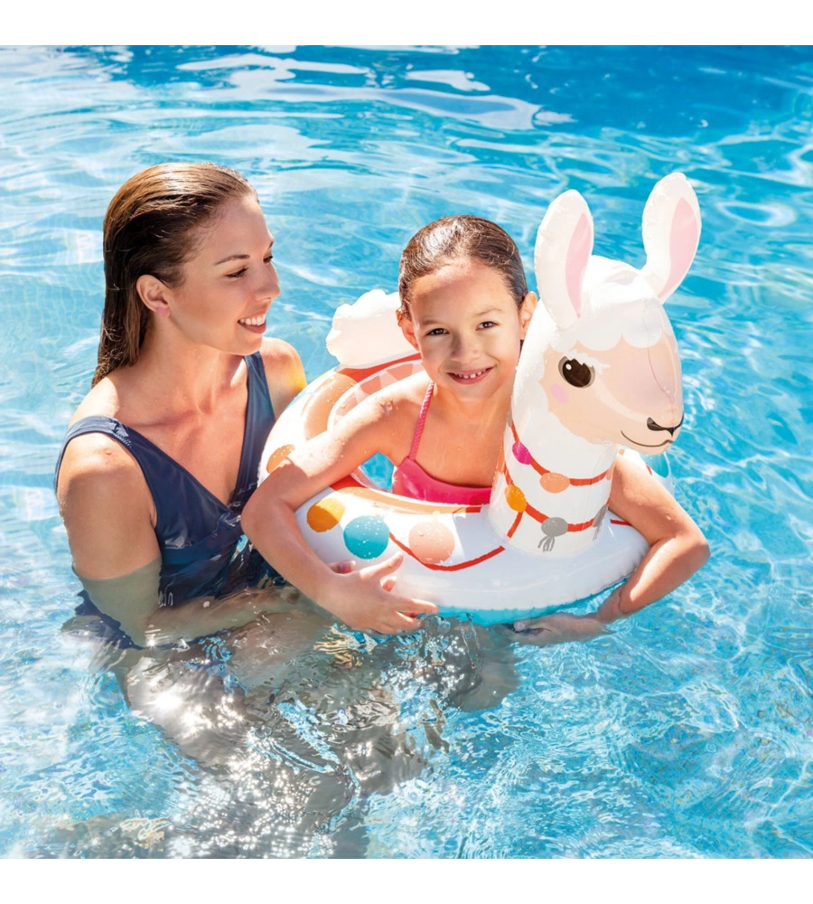 SALVAGENTE GONFIABILE INTEX "ANIMALI" IN VINILE COLORI ASSORTITI - COD. 58221NP