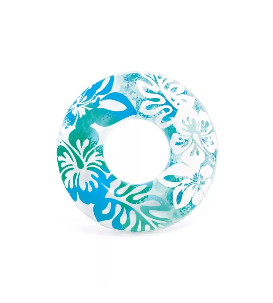 SALVAGENTE GONFIABILE INTEX "PALME" IN VINILE COLORI ASSORTITI Ø 91 CM - COD. 59251NP