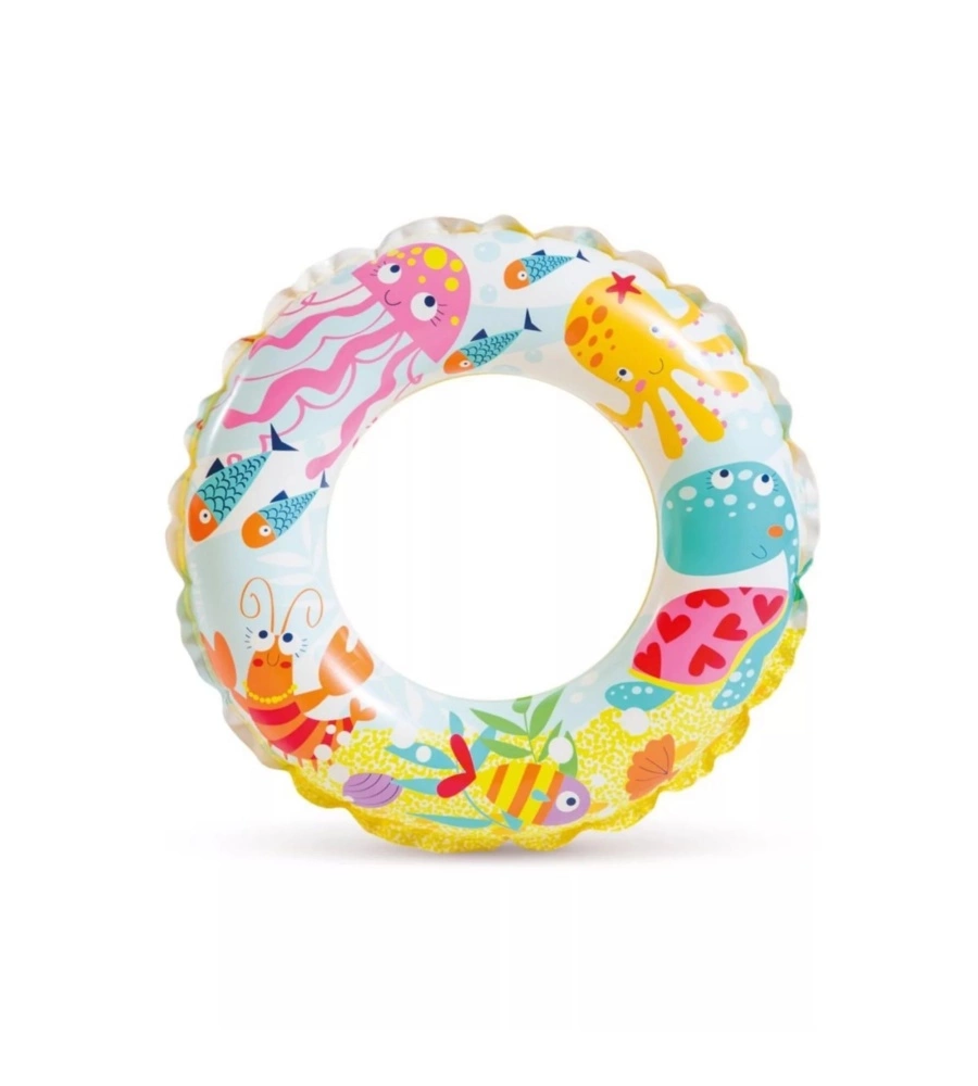 SALVAGENTE GONFIABILE PER BAMBINI INTEX "FONDO MARINO" IN VINILE Ø 51 CM - COD. 56205NP