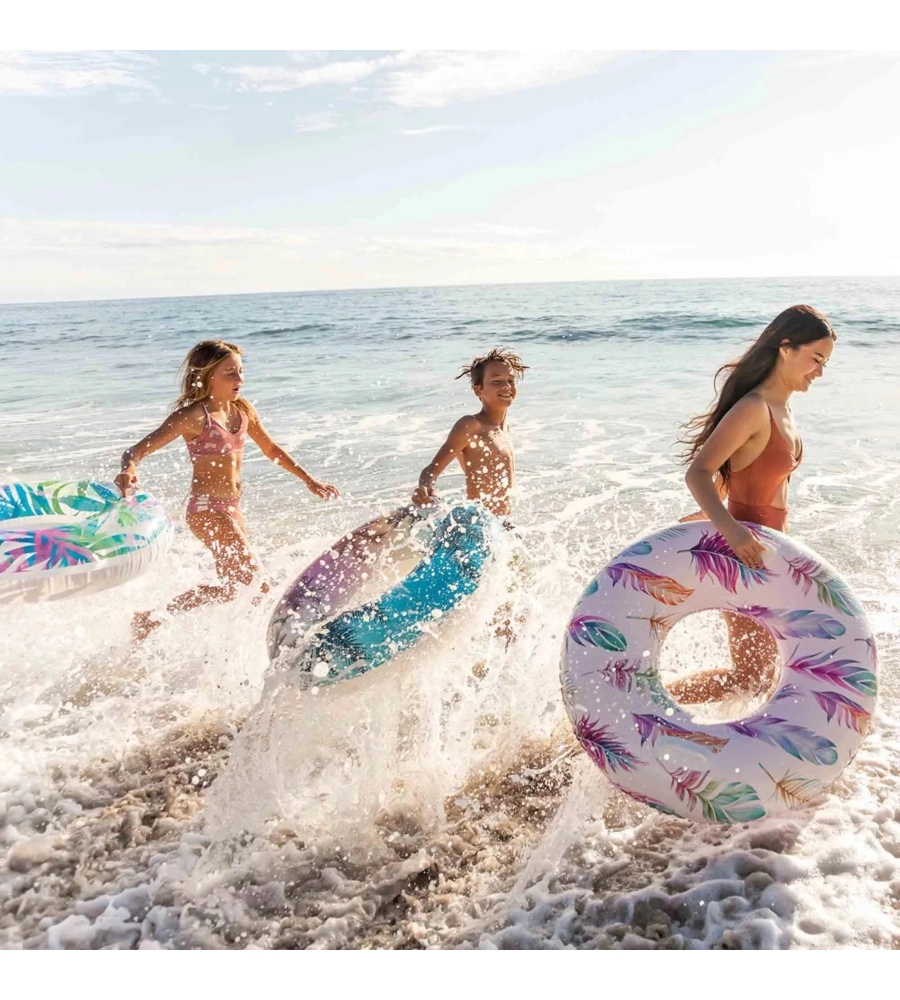 SALVAGENTE GONFIABILE CON MANICI INTEX IN VINILE COLORI ASSORTITI Ø 97 CM - COD. 58263NP