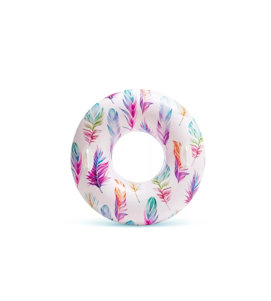 SALVAGENTE GONFIABILE CON MANICI INTEX IN VINILE COLORI ASSORTITI Ø 97 CM - COD. 58263NP