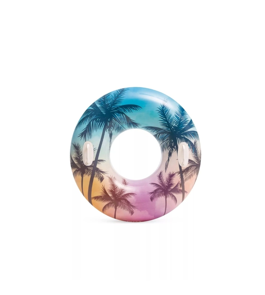 SALVAGENTE GONFIABILE CON MANICI INTEX IN VINILE COLORI ASSORTITI Ø 97 CM - COD. 58263NP