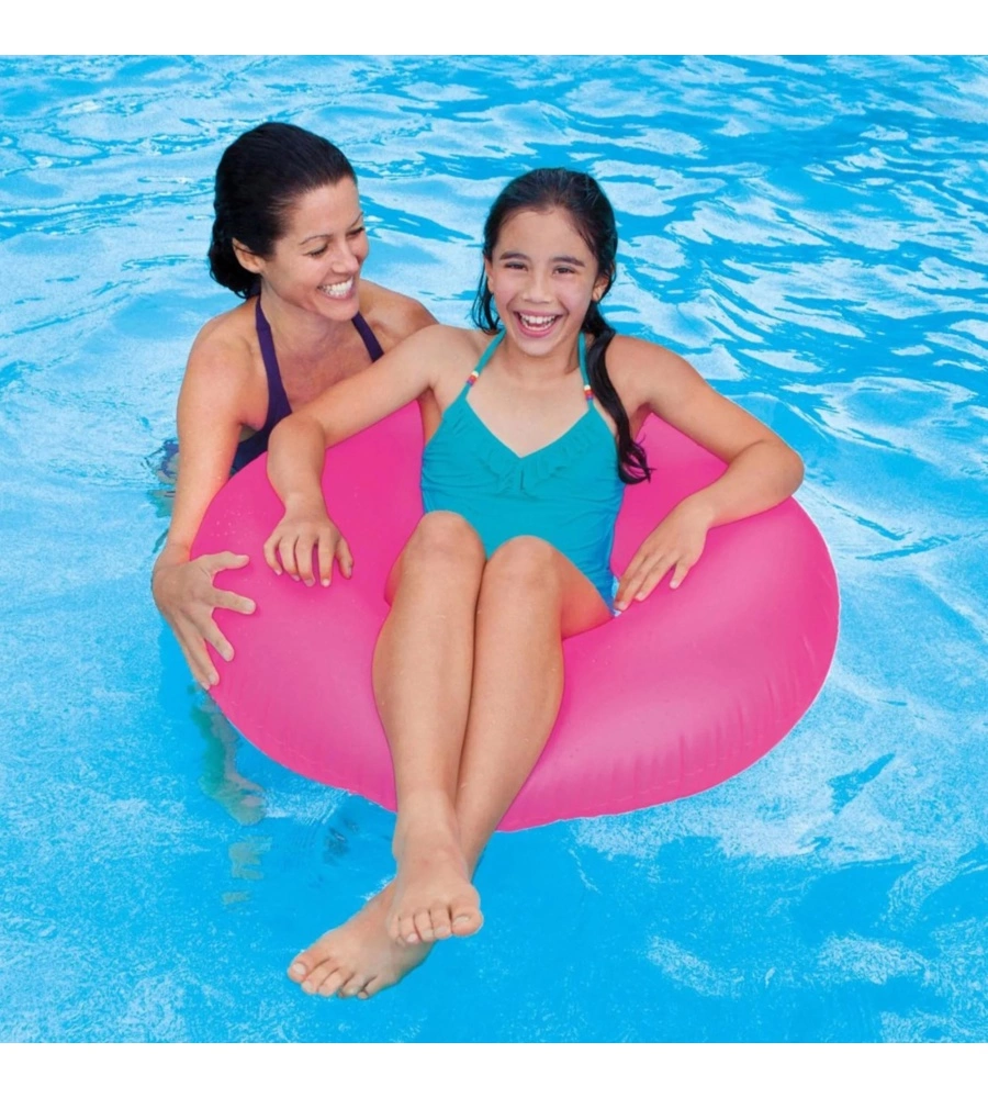 SALVAGENTE GONFIABILE INTEX "NEON" IN VINILE COLORI ASSORTITI Ø 91 CM - COD. 59262NP