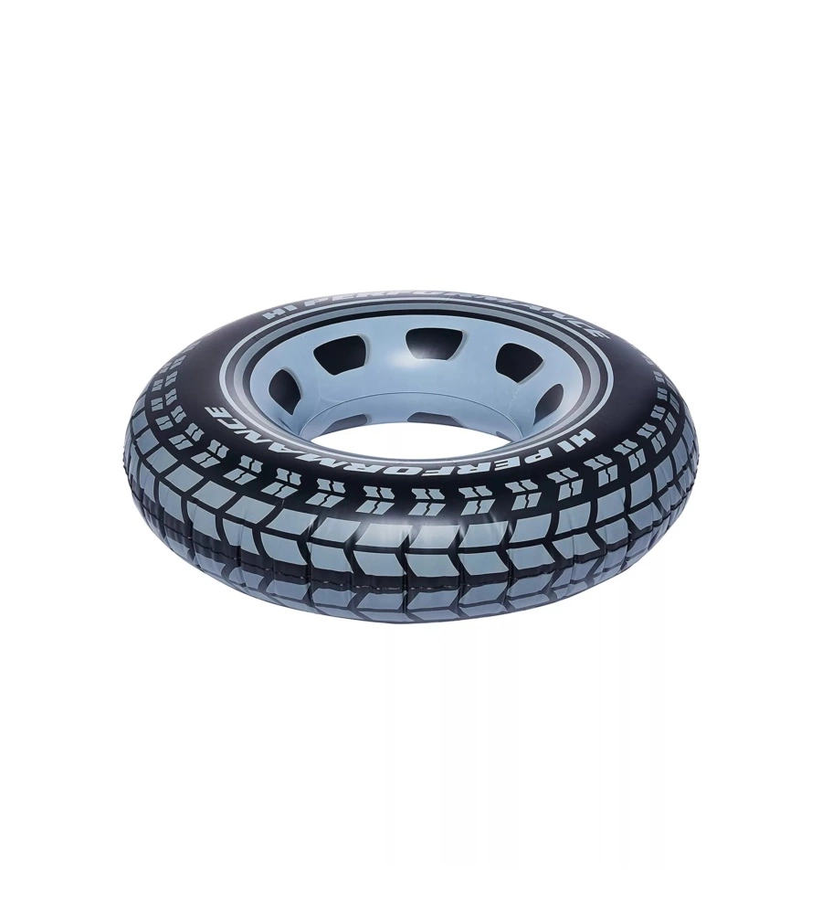 SALVAGENTE GONFIABILE INTEX "RUOTA" IN VINILE GRIGIO Ø 91 CM - COD. 59252NP