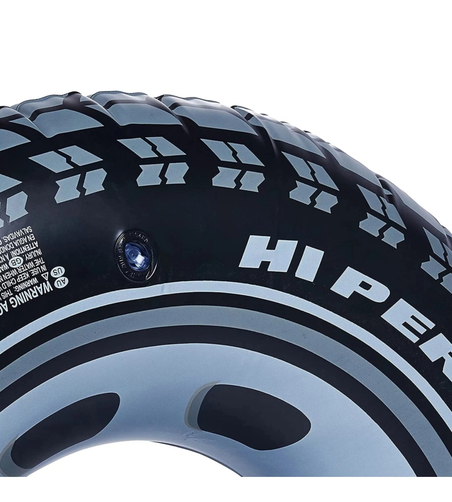 SALVAGENTE GONFIABILE INTEX "RUOTA" IN VINILE GRIGIO Ø 91 CM - COD. 59252NP