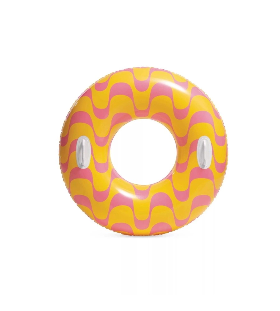 SALVAGENTE GONFIABILE CON MANICI INTEX IN VINILE COLORI ASSORTITI Ø 91 CM - COD. 59256NP