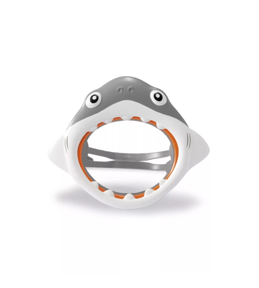 SET MASCHERA E BOCCAGLIO INTEX "SQUALETTO" IN PLASTICA COLORI ASSORTITI - COD. 55944