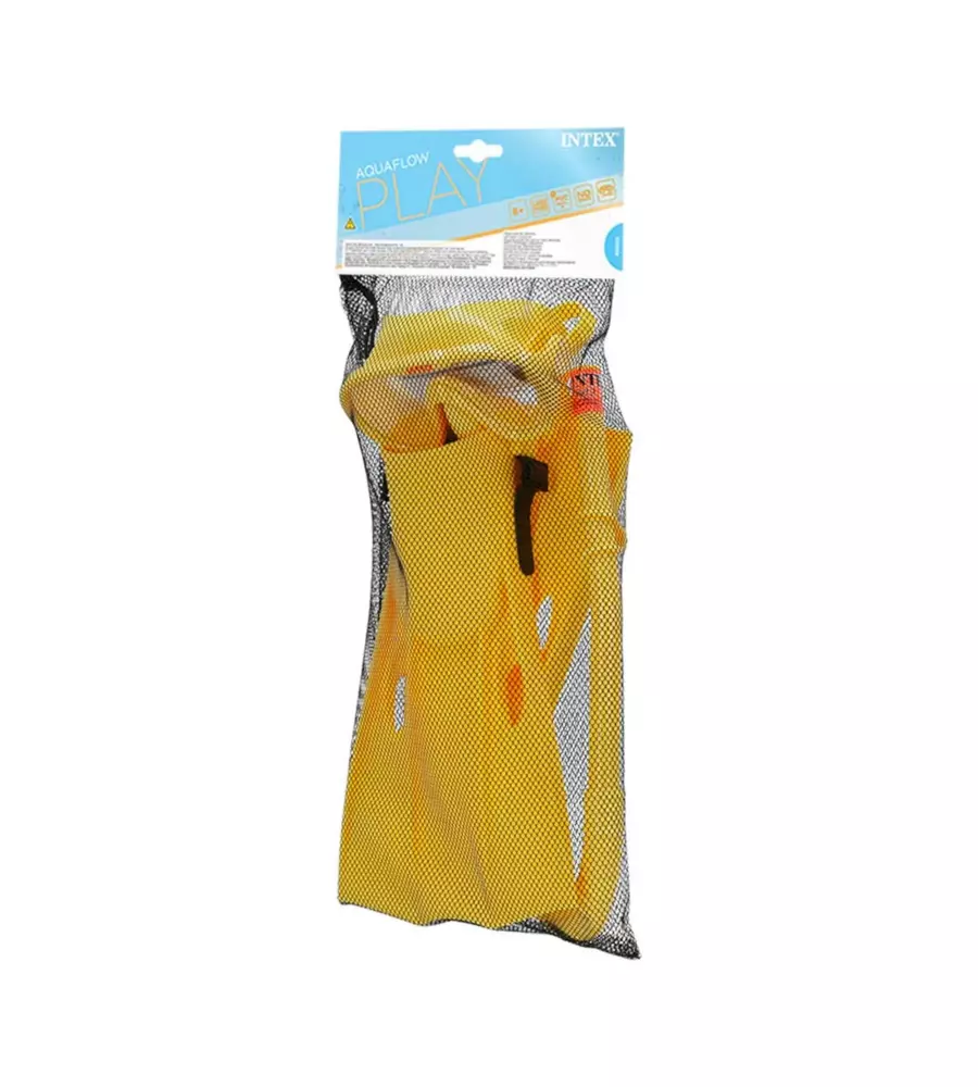 SET NUOTO INTEX MASCHERA, BOCCAGLIO E PINNE COLORI ASSORTITI - COD. 55655