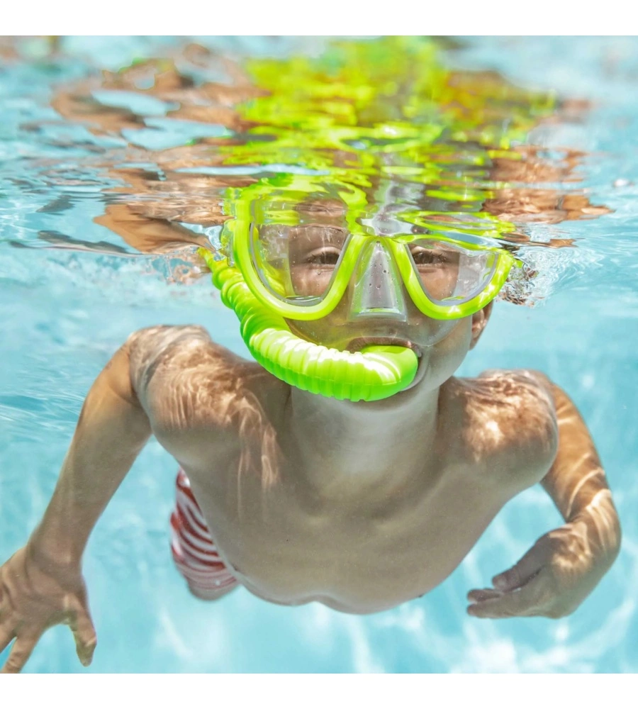 SET MASCHERA E BOCCAGLIO INTEX "ADVENTURER" COLORI ASSORTITI - COD. 55642