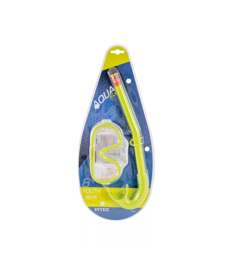 SET MASCHERA E BOCCAGLIO INTEX "ADVENTURER" COLORI ASSORTITI - COD. 55642