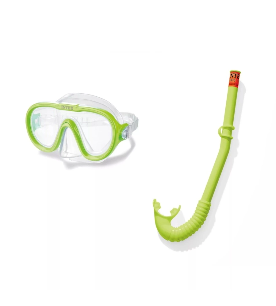 SET MASCHERA E BOCCAGLIO INTEX "ADVENTURER" COLORI ASSORTITI - COD. 55642