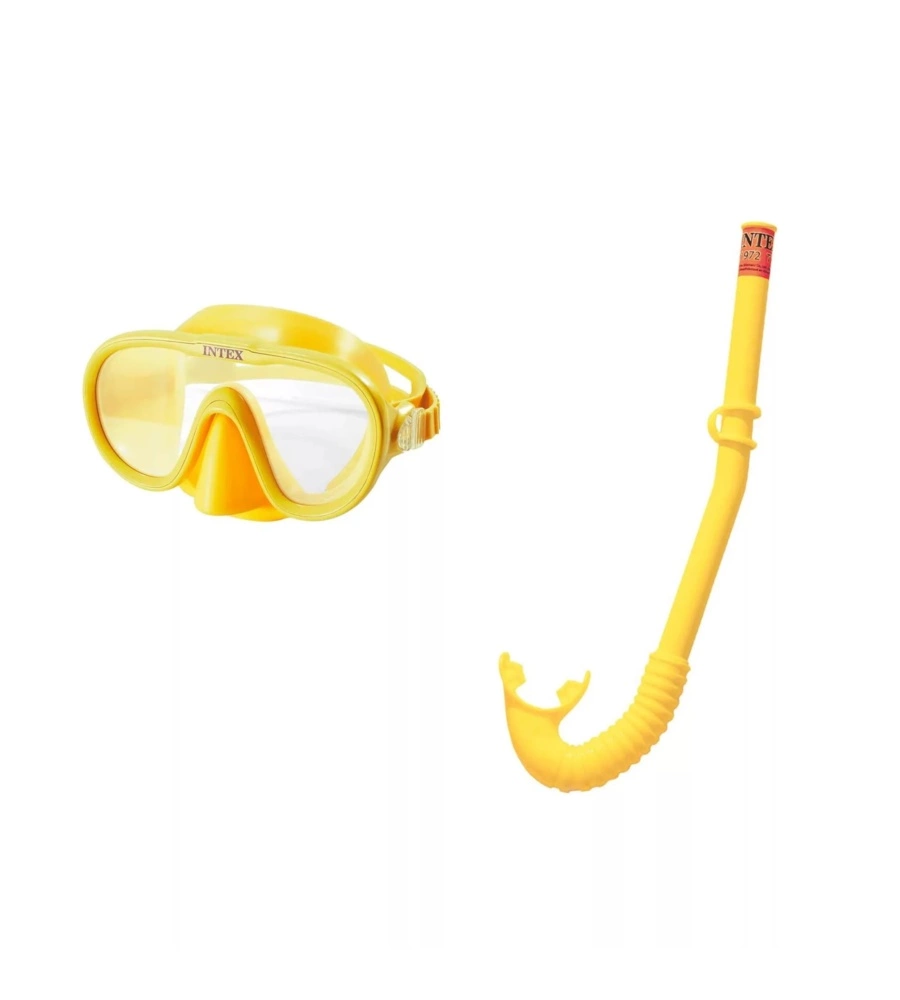 SET MASCHERA E BOCCAGLIO INTEX "ADVENTURER" COLORI ASSORTITI - COD. 55642