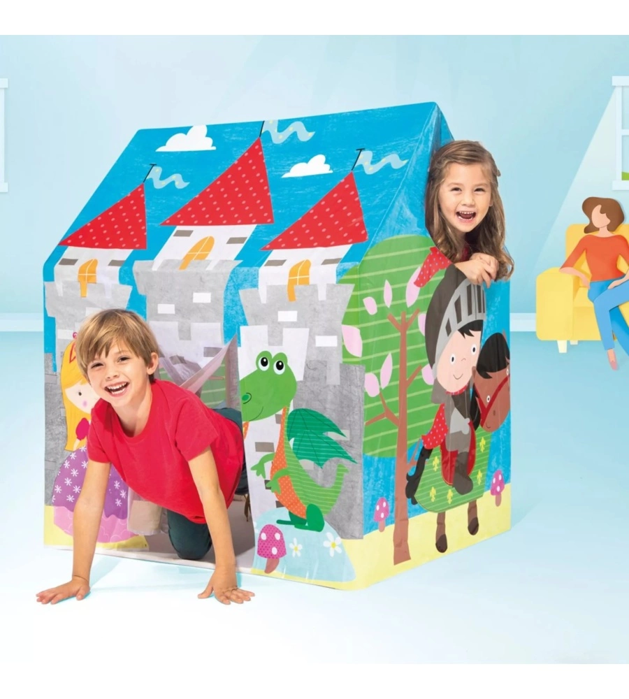 TENDA DA GIOCO PER BAMBINI INTEX "CASTELLO REALE" IN VINILE 95X75X107 CM - COD. 45642NP
