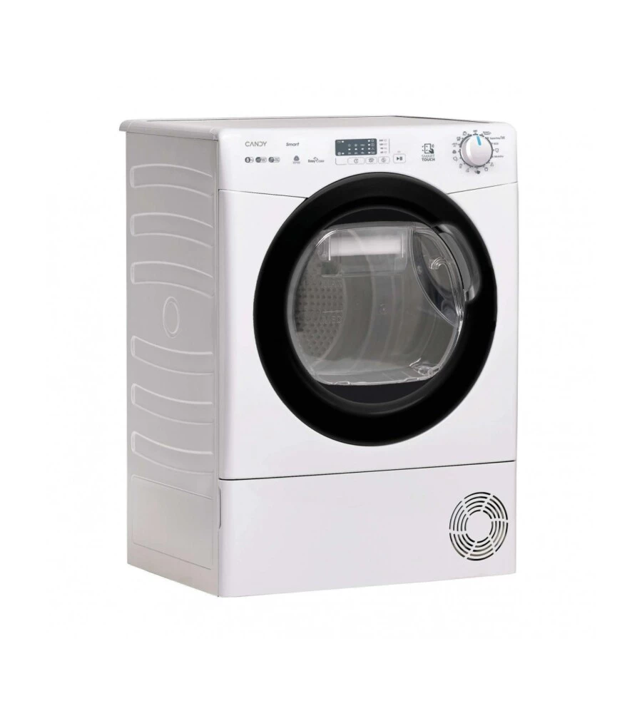 ASCIUGATRICE A LIBERA INSTALLAZIONE CANDY A POMPA DI CALORE CARICO 8 KG - COD. CS EH8N1LBE-S