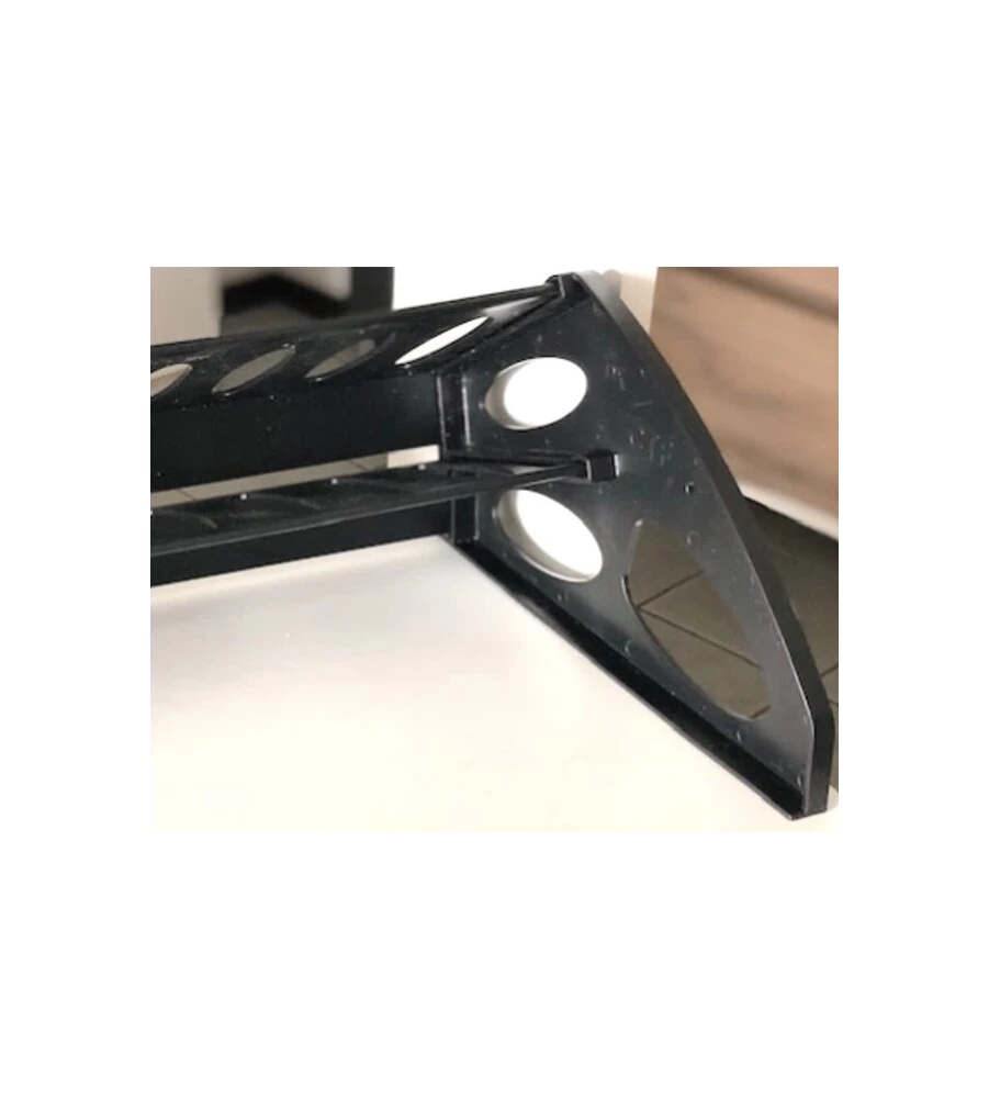 Scarpiera 5 ante BellaHome legno e bianco 50x25x182 cm