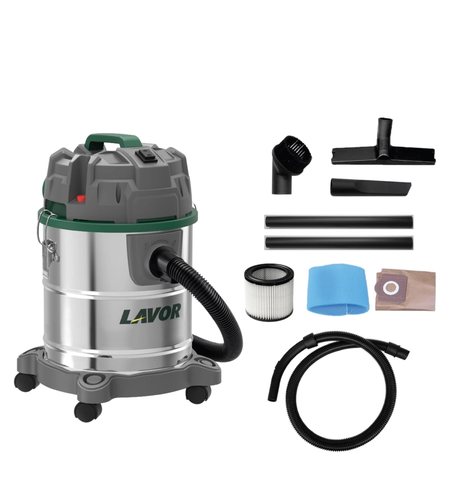 Aspiratore solidi e liquidi elettrico lavor "Dozzy power" 1400W 20lt 40l/s