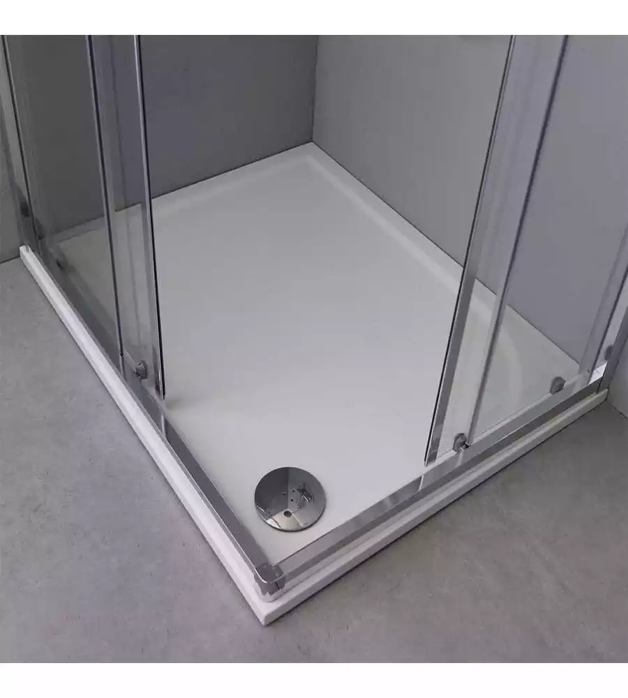Box doccia angolare "Marte" cromato 70x70x195 cm