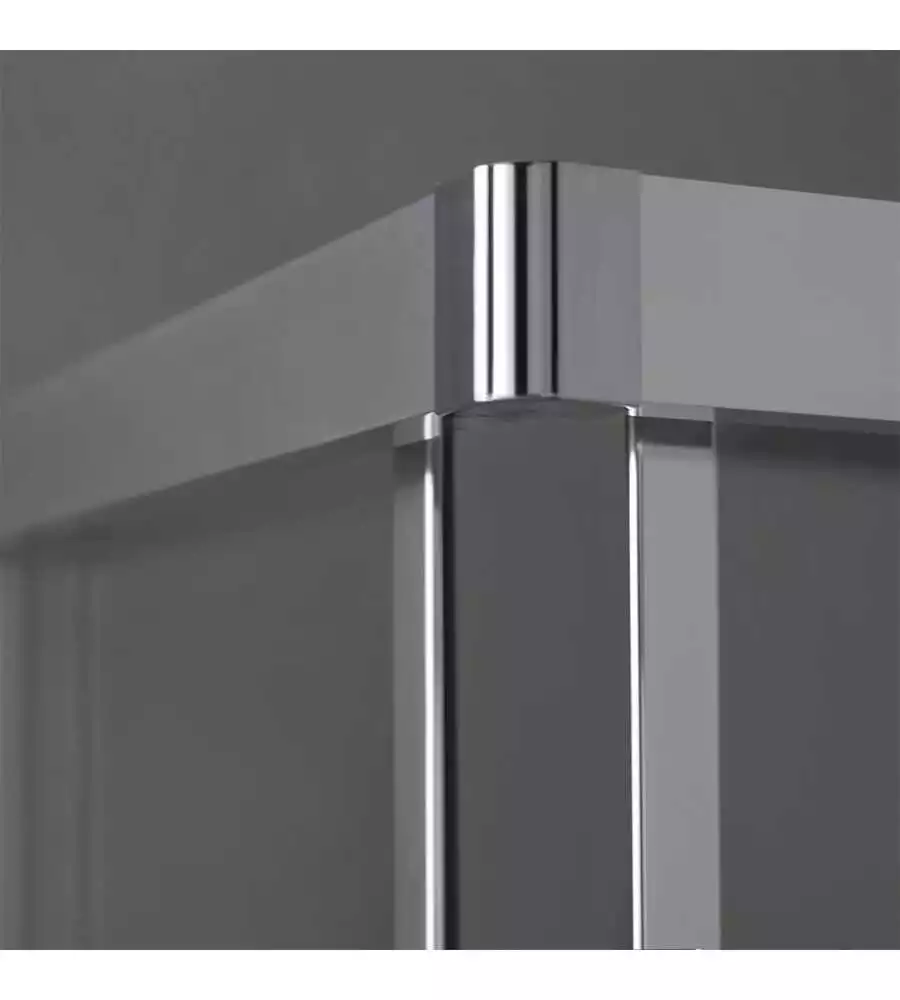 Box doccia angolare "Marte" cromato 80x80x195 cm