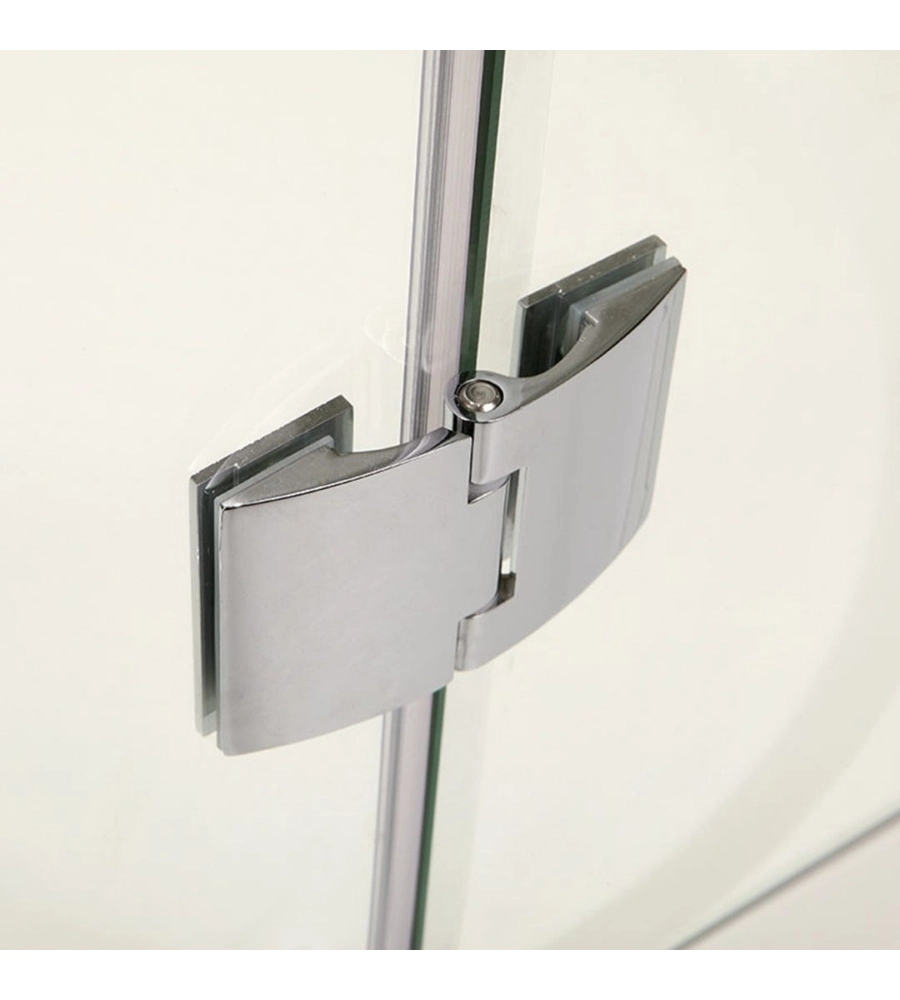 Box doccia rettangolare "Stella" cromato 90x90x190 cm