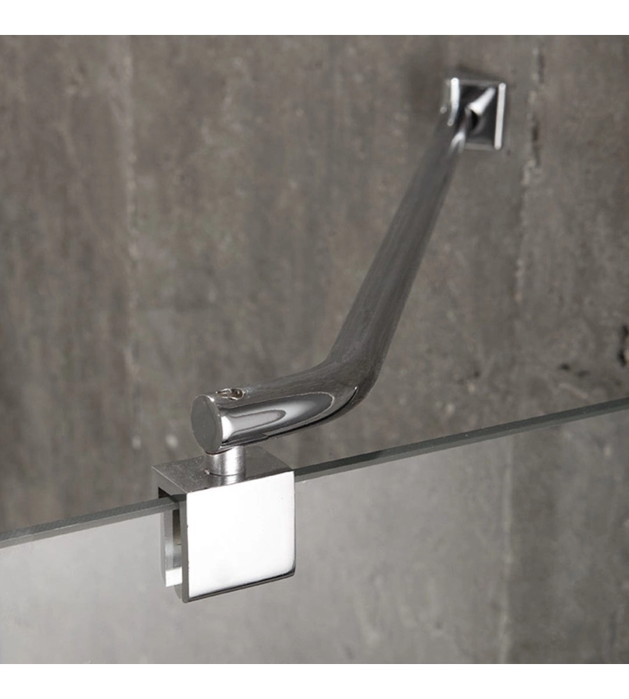 Box doccia rettangolare "Stella" cromato 80x100x190 cm