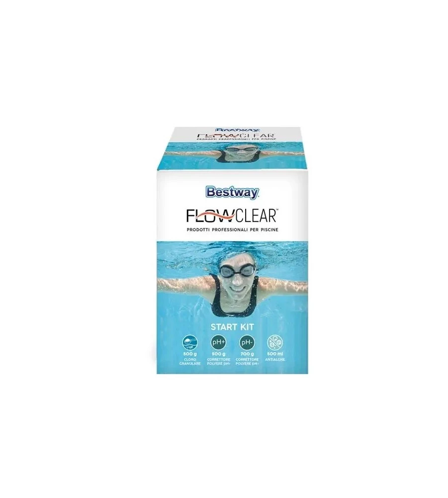 STARTER KIT BESTWAY PER TRATTAMENTO CHIMICO ACQUA PISCINA - COD. 59056