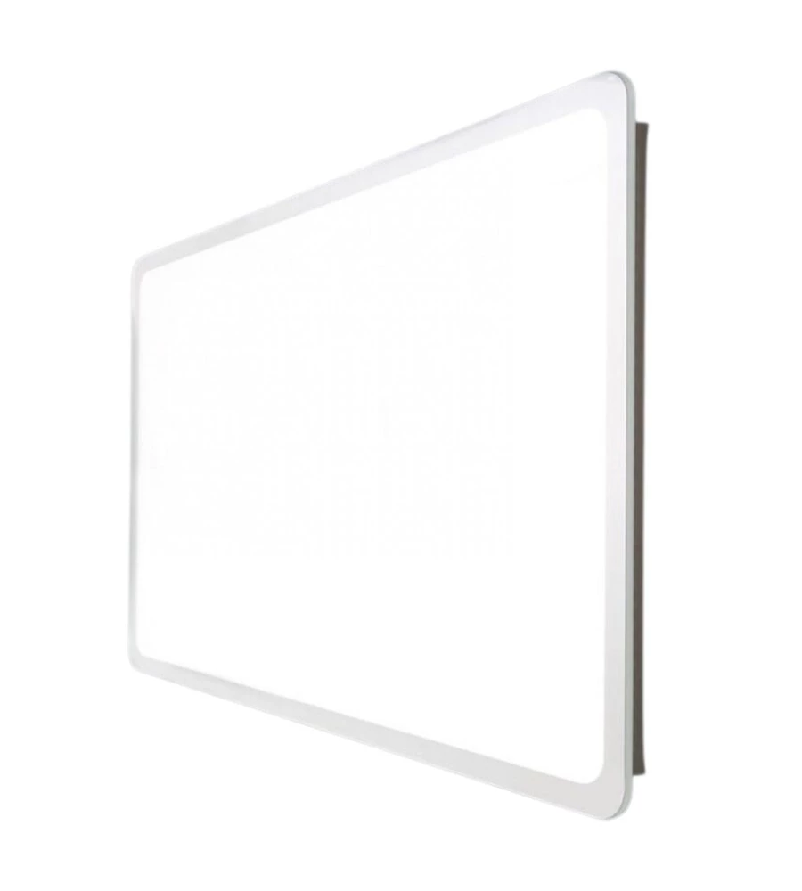Specchiera rettangolare stondata con led integrati 60x90 cm
