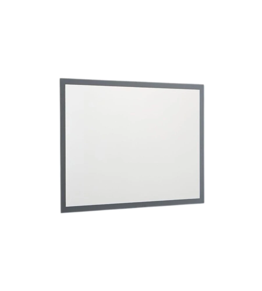 Specchiera rettangolare reversibile con illuminazione a led 80x60 cm