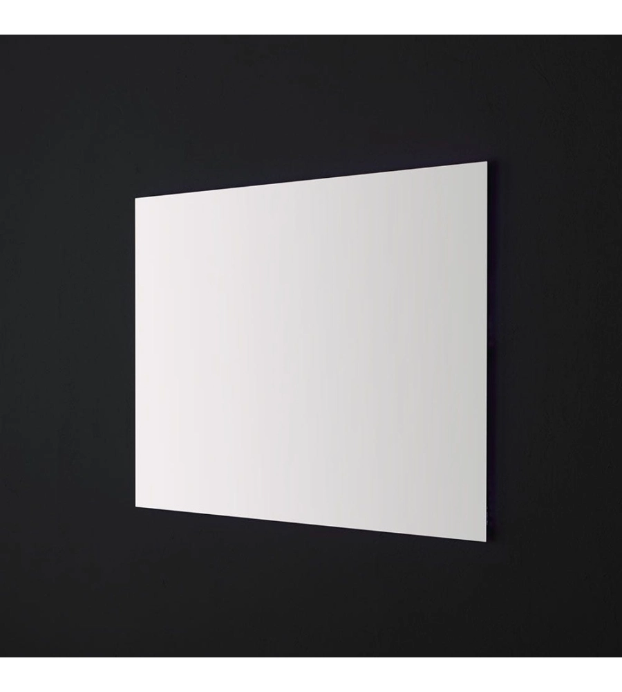 Specchiera rettangolare reversibile con illuminazione led 100x70 cm