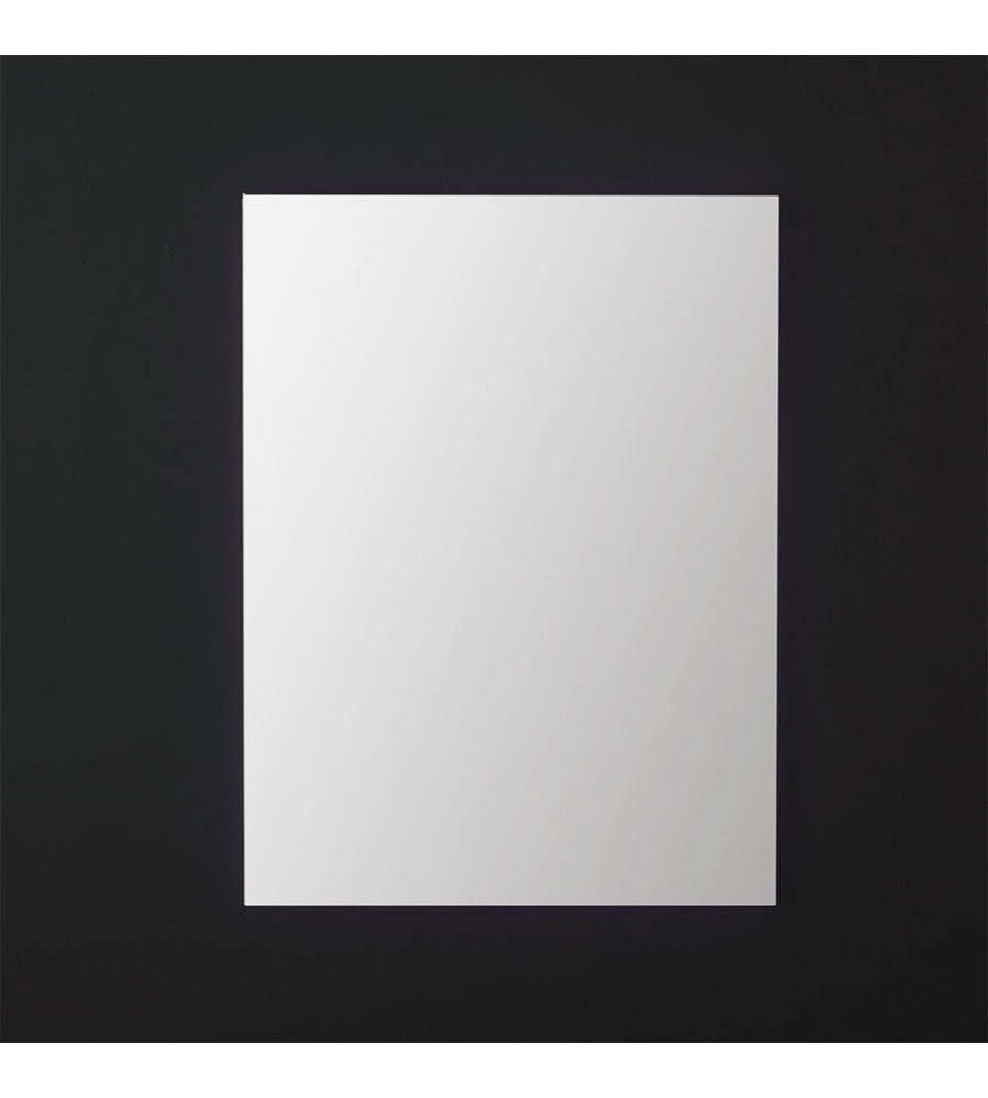 Specchiera rettangolare reversibile con illuminazione led 60x80 cm