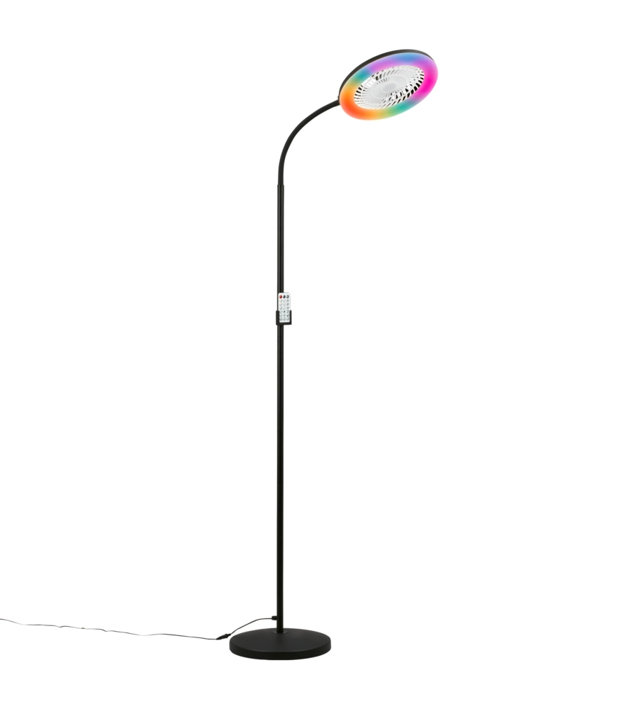 Piantana led RBG con ventilatore "Windy" 6500K 1380lm 13,8W