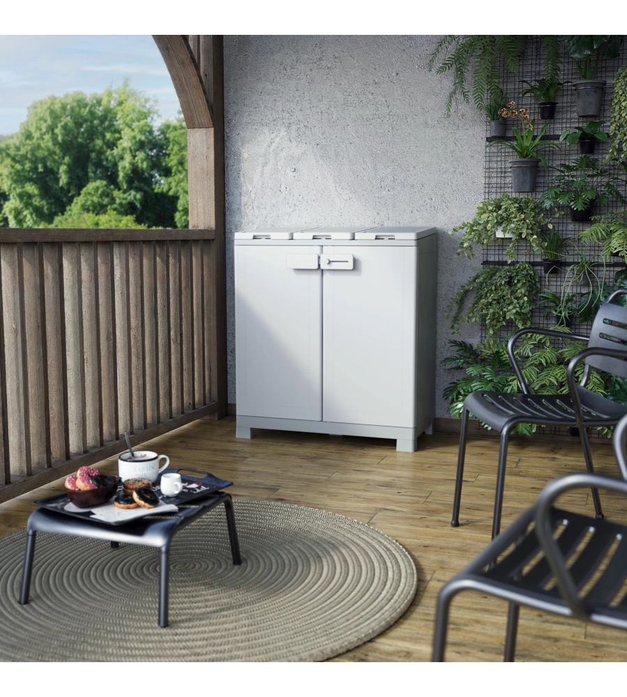 Armadio per raccolta differenziata Keter "ReCyclo Premium" 87x45x101 cm