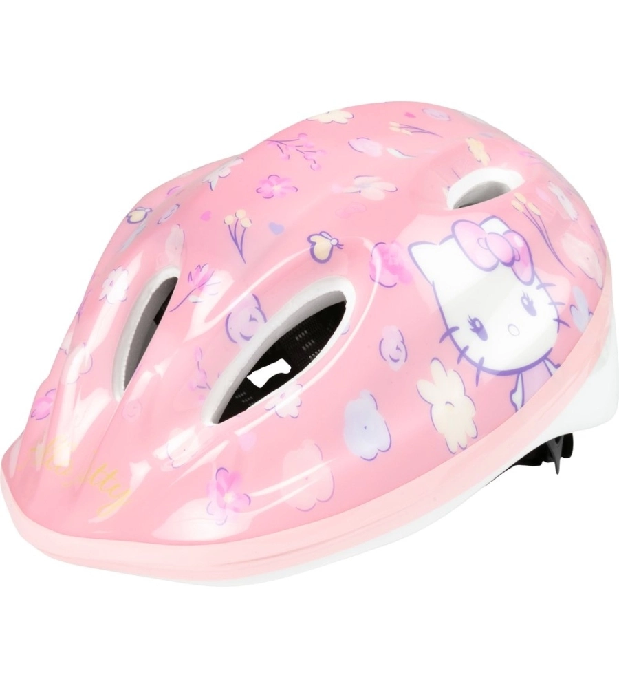 Casco bici per bambini "Hello Kitty" rosa tg m