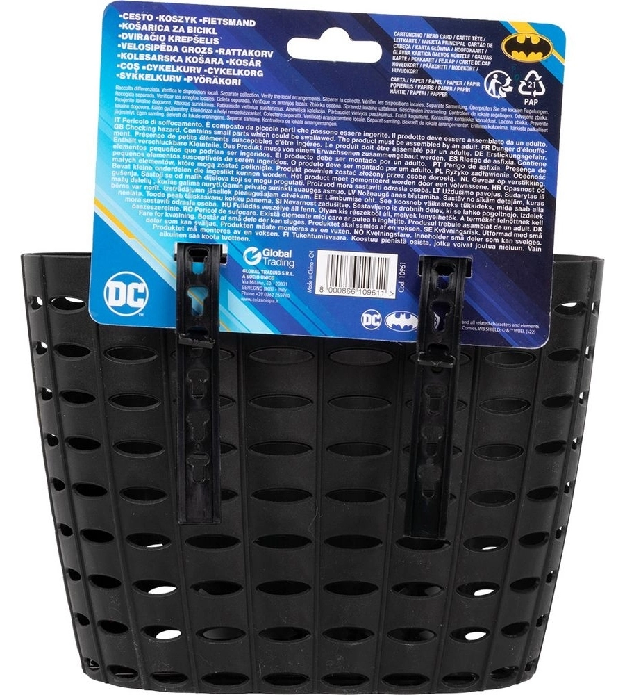 Cestino portaoggetti bici "Batman"