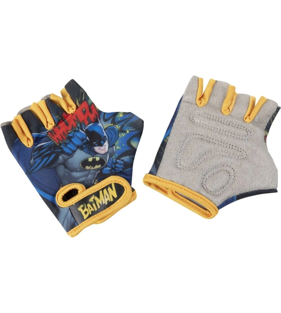 Coppia di guanti da bici per bambini "Batman" senza dita