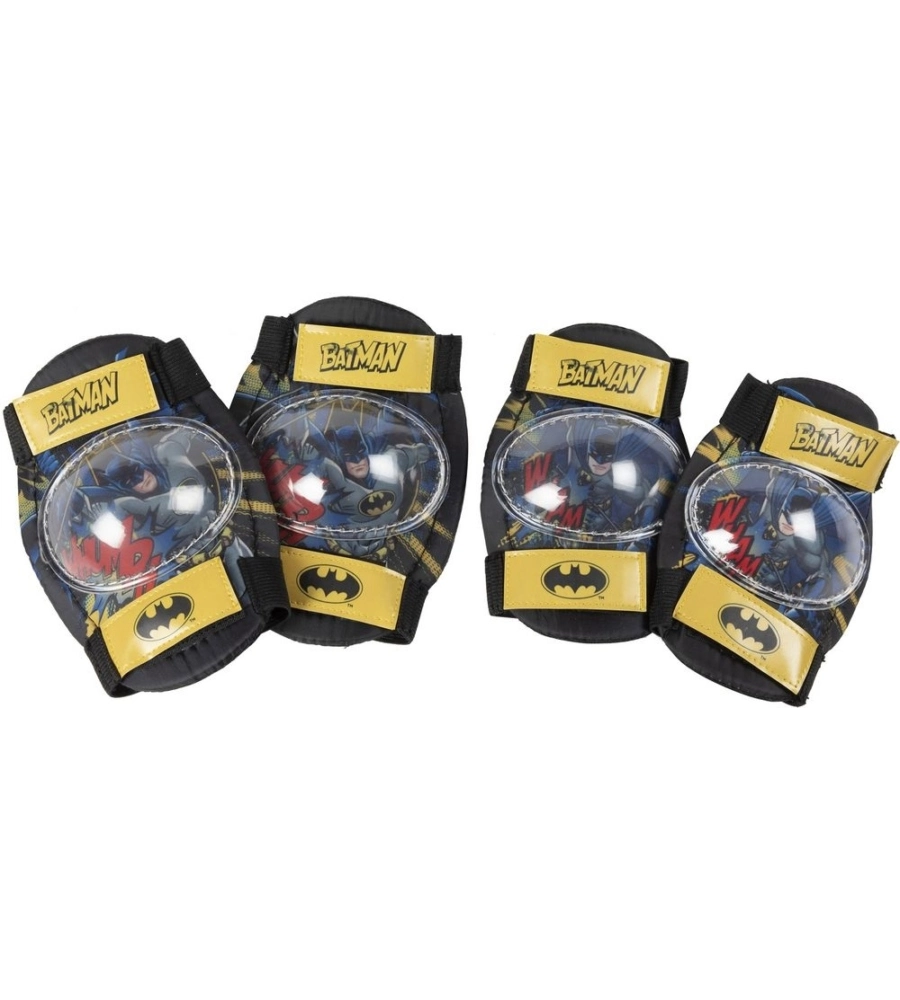 Kit di protezione "Batman" con 2 gomitiere e 2 ginocchiere