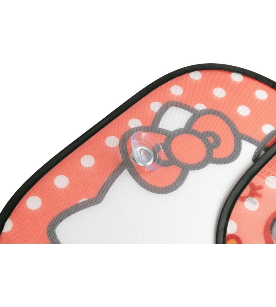 Coppia tendine parasole laterali auto "Hello Kitty" 44x35 cm