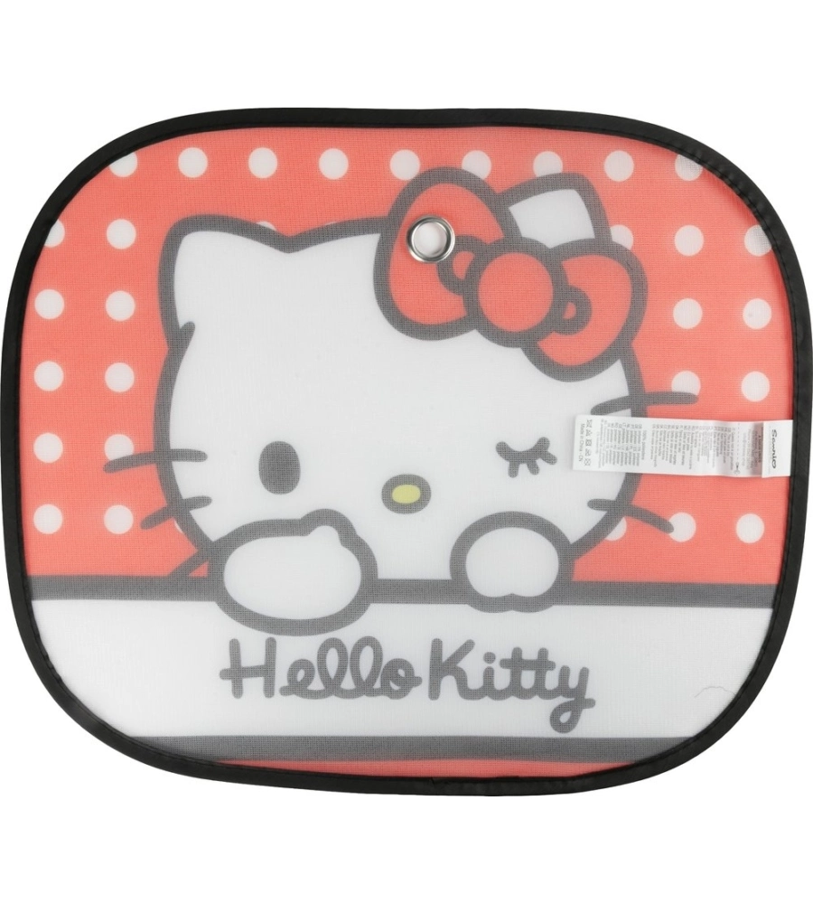 Coppia tendine parasole laterali auto "Hello Kitty" 44x35 cm