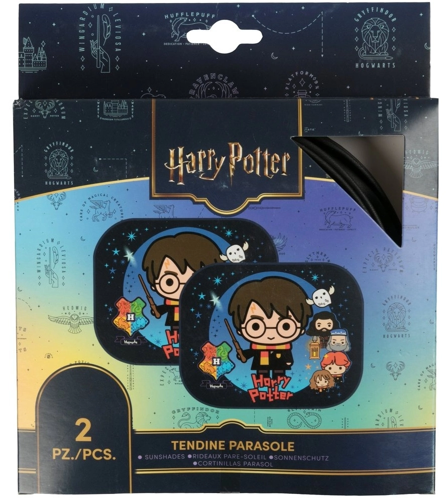 Coppia tendine parasole laterali auto "Harry Potter" 44x35 cm