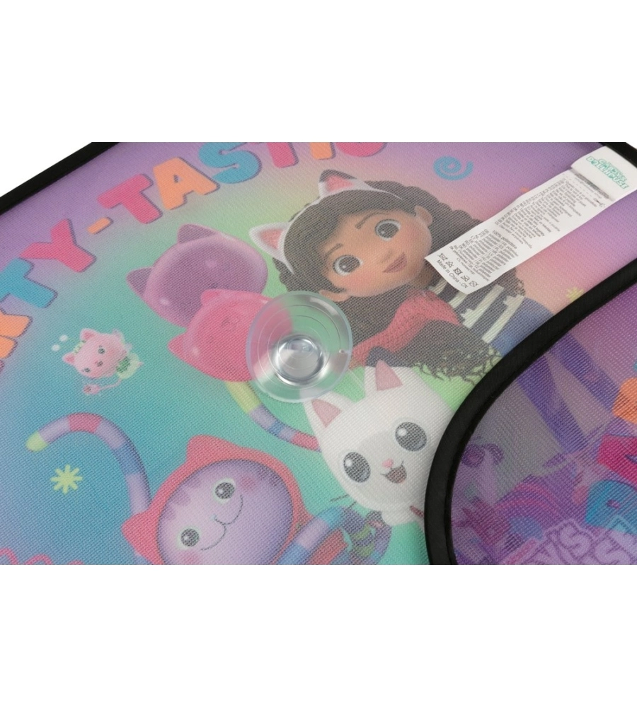 Coppia tendine parasole laterali auto "Gabby Party" 44x35 cm